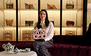 Iconic Gucci handbags, including a Bamboo bag by Gucci Vault