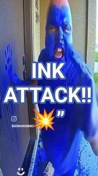 Random Strangers + Exploding Ink Box = HILARIOUS! 💀🔥” #funny #viralvideo #trending #comedy