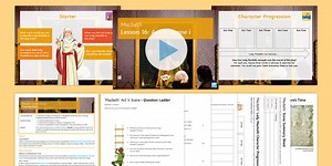 Macbeth Lesson 16: Act V, Scene i