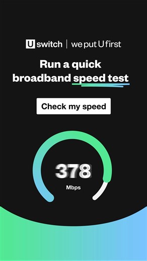 Not getting the Internet speed you paid for? Check your broadband speed with Uswitch and see find better deals now! | Uswitch