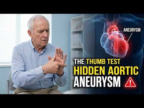 The Thumb Test That Can Reveal a Hidden Aortic Aneurysm | Senior Health Tips
