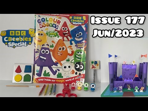 CBeebies Special Magazine, (Colourblocks), issue 177, Jun/2023, 🔴🟠🟡🟢🔵 #cbeebies #colourblocks