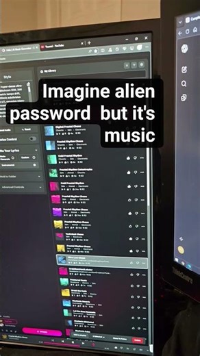 Imagine alien password but it's music