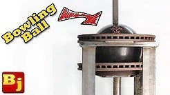 In this video my buddy Jeremy and I take on a challenge of building a bowling ball welding table in about 4 hours one night in my shop. This is what we ended up with. What is it for you may ask? Well for positioning anything really (kinda like a giant ball head on a tripod)... but in my world I would use it for welding. You see when you are welding you always want the weld to be on the top so the puddle looks better and you get better penetration without the molten metal trying to drip down beca