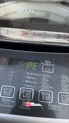 Sk Airconditioner Home Appliance on Instagram: "Pe error LG washing machine front load #washingmachine #repair #chandigarh"