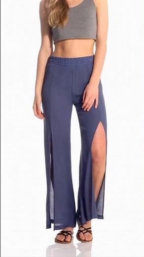 i123 • Cine 0 • 4K Claire Gerhardstein wearing interesting looking Rayon Pants