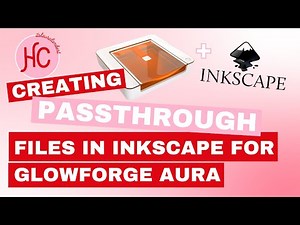 Mastering Glowforge Aura Passthrough Slot: Editing Cut Files with Inkscape for Oversized Projects