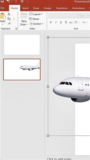 ✈️ An airplane is flying in Powerpoint?! #powerpointanimation #powerpoint_tips #tips #tipsandtricks