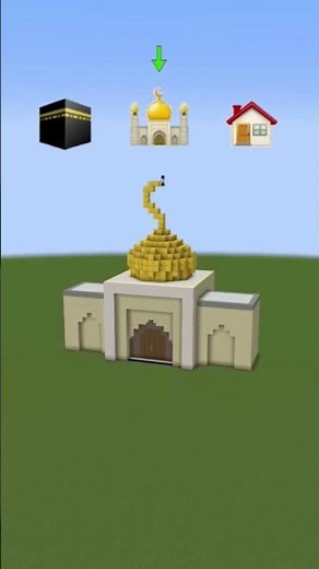 🌟🕌 "Epic Taj Mahal-Inspired Mosque Build in Minecraft! 🏗️💠"
