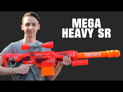Nerf Heavy Sniper Rifle, die neue Centurion - Unboxing, Review & Test | MagicBiber [deutsch]