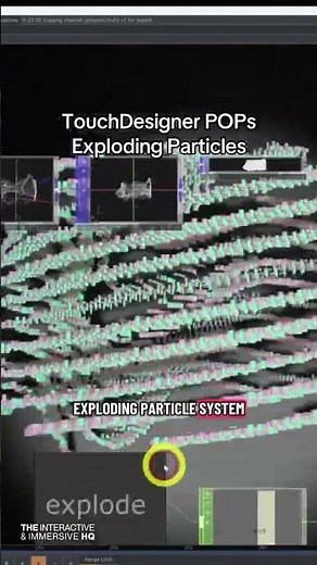 TouchDesigner POPs Exploding Particles
