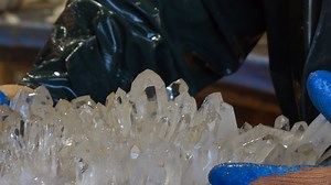 3.7K views · 271 reactions | ✨ Jerry cleans a wonderful, gemmy cluster, freshly dug at Fisher Mountain and delivered to the washroom on Monday  Visit us at www.avantmining.com to learn more about our public crystal dig in Mt. Ida, Arkansas, book private digs, and purchase exclusive Avant Mining merchandise! Music: "Calm" by Amber Glow #crystals #quartz #crystalwashing #crystalmining #minerals #gemstones #nature #metaphysical | Avant Mining LLC | Facebook