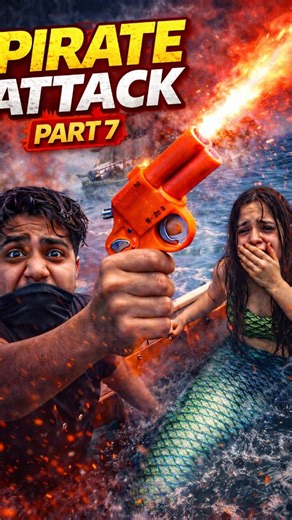 Manish ucheniya on Instagram: "Part 7 - Attck on pirates with emergency flare gun 🔫 , samudri dakuo se bachne ke liye emergency flare gun ka use kiya, #instagram #viralreels #vlog #pirate #ocean"