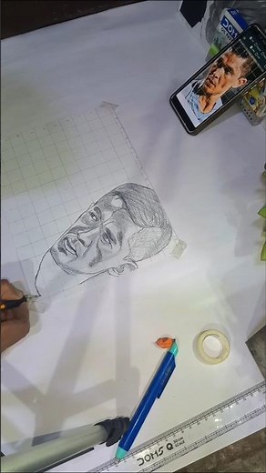 India Meets GOAT 🐐🔥 | Chhetri × Messi in One Drawing! #shorts