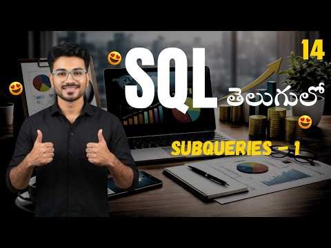 SQL Subqueries Full Explanation | Types of Subqueries with Examples - SQL For Beginners In Telugu
