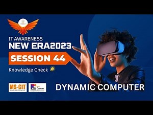 MSCIT Era Session 44 IT Awareness || MSCIT ERA 2023
