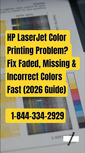 HP LaserJet Color Printing Problem? Fix Faded, Missing & Incorrect Colors Fast (2026 Guide) #hp