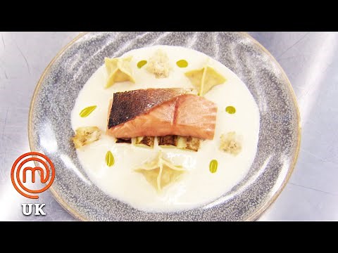 Salmon With Lemon Ricotta | MasterChef UK | MasterChef World