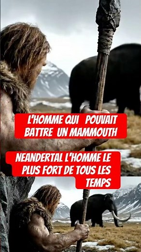 Neanderthal: the strongest prehistoric man