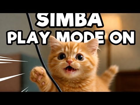 Simba play mode on..#gatinhos #かしわねこ #cat #kitten #petshub #子ネコ #shortsfeed #三毛猫 #funny