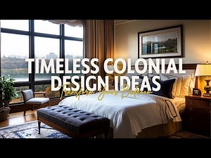 Transform Your Bedroom with Timeless Colonial Design Ideas