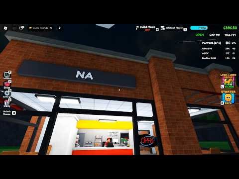 15 Minutes of Running a Fast Food Restaurant in Roblox!