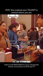 The Marvelous Mrs. Maisel,Season 1, Episode 6, “Mrs. X at the Gaslight” We’ve all had that B. Altman moment. That job that felt “small” while your dreams felt “huge.” Midge at the makeup counter is a masterclass in one thing: Presence. She didn’t just sell lipstick; she sold a vibe, a standard, and an identity. If you feel like you’re in a “waiting room” season of your life right now, remember: how you do one thing is how you do everything. Master the counter so you can master the stage. Drop a 