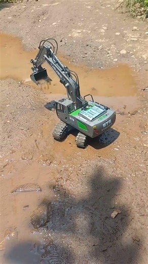rc excavator keruk sungai #shorts#automobile #excavator #toys