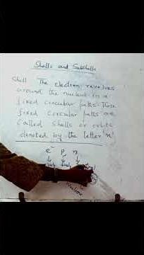 Shells and Subshells -1