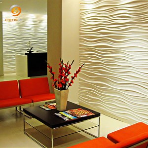 [Hot Item] Beautiful 3D MDF TV Background Wall Panel for Decoration