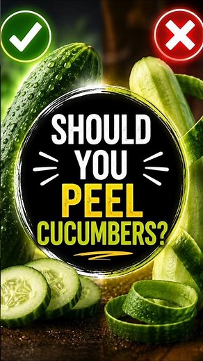 Should You Peel Cucumbers? 🥒 The Truth May Surprise You! #shorts #cucumber#usa