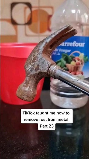 How to remove rust from metal quickly and easily #rust #rustrepair #lifehack #lifehacks