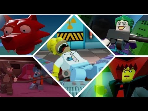 All Bosses in Lego The Simpsons Video Games | 4K FULL HD