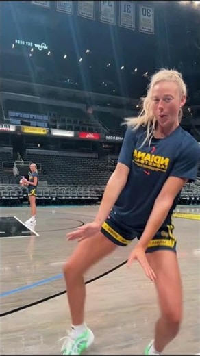 Sophie Cunningham Dancing in Her New Jersey|WNBA Indiana Fever#SophieCunningham #IndianaFever #WNBA