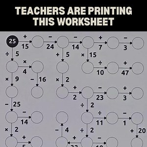 Teachers: stock your binder with easy-to-diff Math Flow worksheets—zero prep required. | Aha Printables