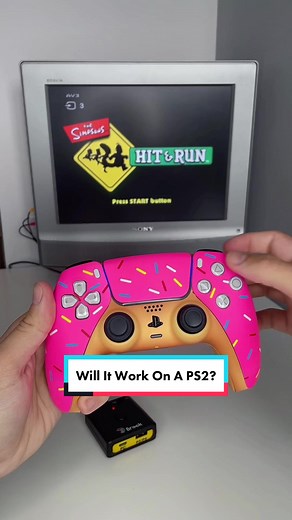 Playing Simpsons Hit & Run on PS5 Controller | Custom Gameplay