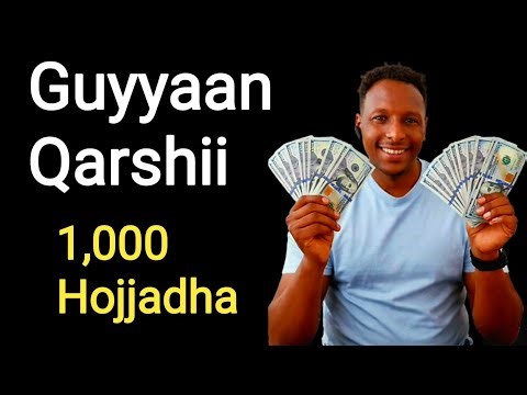 Guyyaan Qarshii 1000 Hojjadha | Make Money Online In Ethiopia |