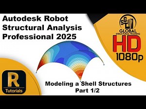 AUTODESK ROBOT TUTORIAL|| Modeling a Shell Structures Part 1/2