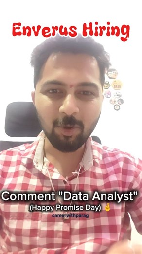 Parag Patil on Instagram: "💬 Comment “Data Analyst” to get details in DM 📩 🚀 Hiring: Data Analyst @ Enverus 💼 12-Month Temporary Contract 📊 Work on data analysis, reporting & insights 📩 Apply via link in bio 👉 Follow for daily job updates [job, job opportunity, data analyst, enverus, contract job, analytics jobs, sql, excel, power bi, python, it jobs, job alert] #internship #fresher #jobvacancy #explore #JobAlertIndia"