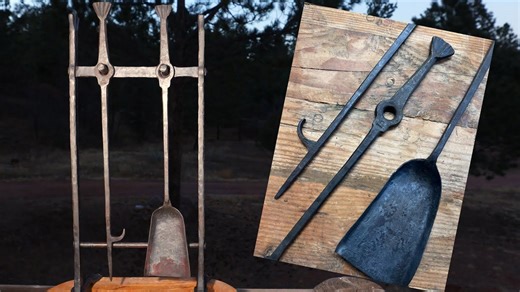 Blacksmithing Project: Fireplace Tool Set