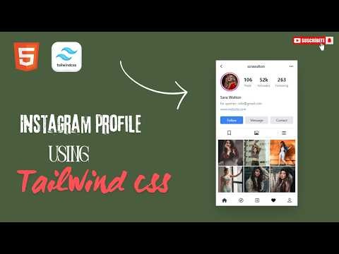 Tailwind css project for beginner #Tailwind #coding #html #instagram