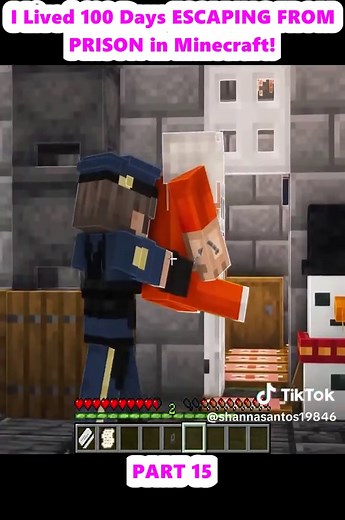 Escaping Prison in Minecraft: 100 Days Challenge