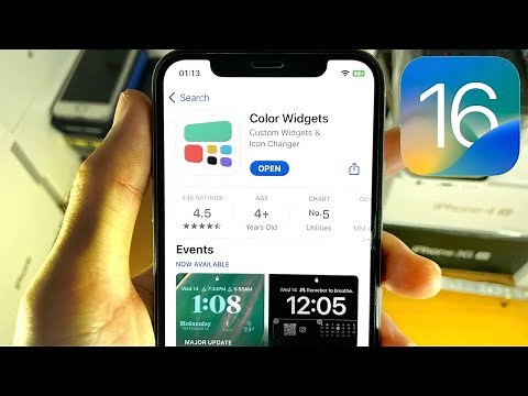 How To Use Color Widgets on iPhone!