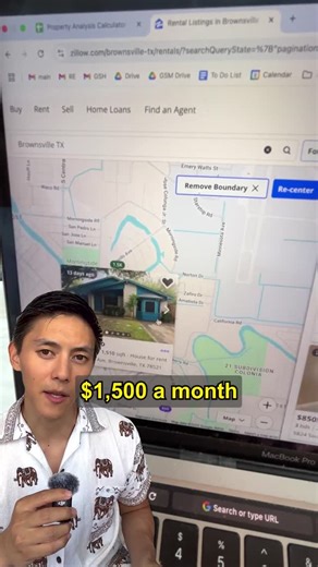 Sean Pan on Instagram: "🤔 Is This $130K Texas Property Worth It 🏠 A $130,000 property in Brownsville, Texas that rents for $1,500 a month sounds like a decent deal, but let's run the real numbers. After accounting for 6.8% interest rate, 20% down payment, property taxes, vacancy rates, maintenance reserves, and property management fees, this property generates $1,459 in annual cash flow. That's only a 5.1% cash on cash return, which might sound low. But here's where it gets interesting. 💰 Whe