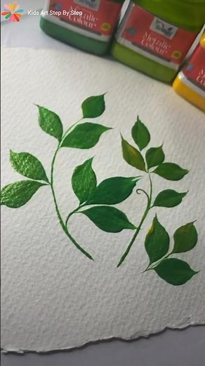 Boho Leaf painting ideas #shorts #painting #artist