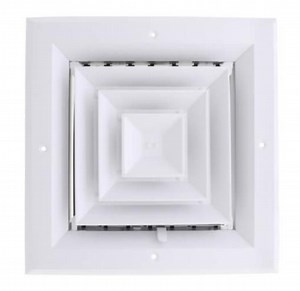 [Hot Item] HVAC Ventilation High Quality Factory Price 4-Way Aluminum Square Ceiling Diffuser