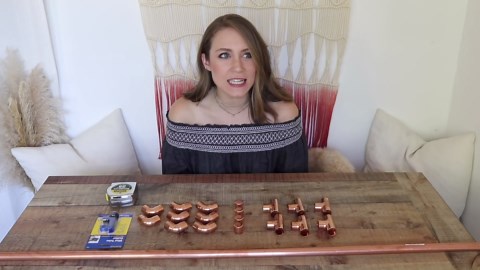 Build a Copper Ladder and Magazine Rack for Home Decor