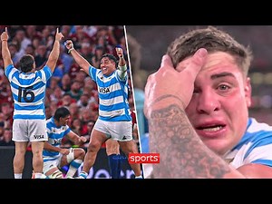 INCREDIBLE full-time scenes in Dublin as Argentina BEAT Lions!
