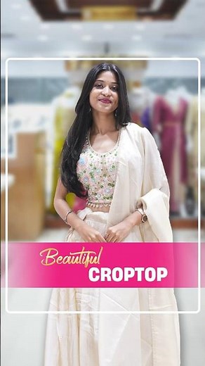 Beautiful Crop Tops Collection | Trendy & Stylish Fashion | She Needs Saree World #shorts