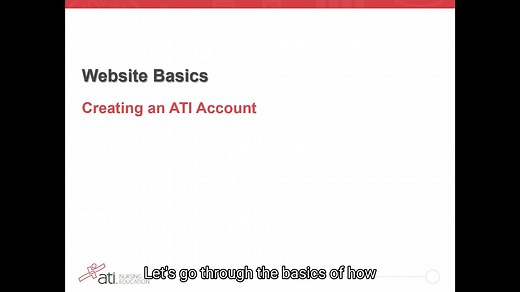 How to Create an ATI Account